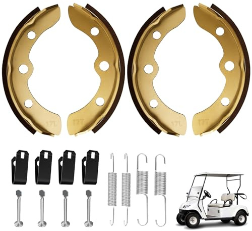 Golf Cart Brake Shoes for Club Car DS 1011466 1018232-01 1995-up Precedent 2004-up EZGO 23364G1 27249G01 1986.5-1995 Yamaha G1 G2 G8 G9 Cart