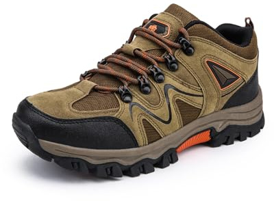 Gugifcto Scarpe da Trekking Uomo Estive per Montagna e Trail Running Leggere Brown 43 EU