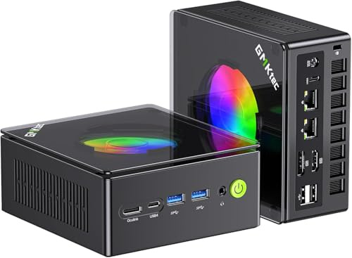 GMKtec K11 Mini PC Gaming Ryzen 9 8945HS 32GB DDR5 RAM 512 GB SSD (8C/16T, bis zu 5,2 GHz) Mini Desktop Computer, HDMI/Oculink/DisplayPort/USB4*2