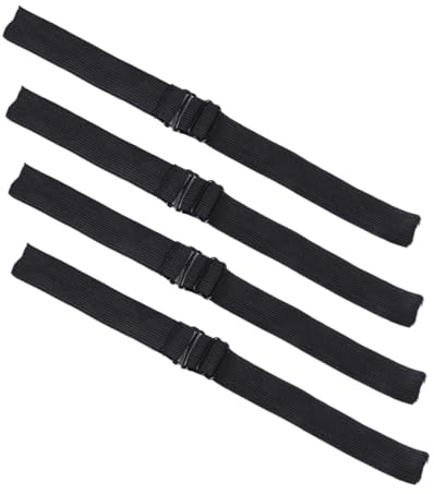 TOYZFRIENDY 4pcs Adjustable Elastic Wig Bands for Edges Laying Lightweight Stretchable Wigs Accessory Headbands Portable Hair Wraps for Salon Travel and Home Use