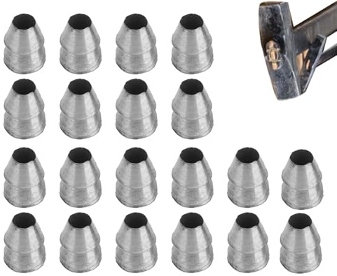 Kit de cuña de hacha, kit de cuña de mango de metal, cuñas cónicas de mango redondo, herramientas de instalación de cuñas de acero, accesorios de refuerzo de repuesto para martillo