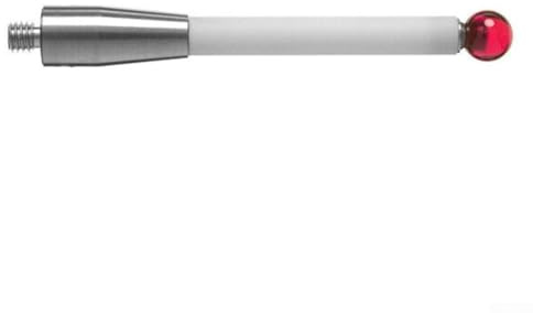 CMM-Gewindestift mit Kugelspitze und Keramikschaft für Koordinatenmessgeräte für 5 mm Kugel, 50 mm Länge, Gewinde (1)