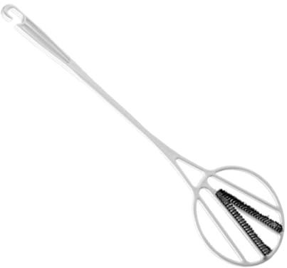 EXQUIMEUBLE Herramienta para Batir Colchas y Edredones de Plástico, Limpiador de Polvo para Hogar, Plumero Manual Eficaz para Limpieza Profunda de Alfombras y Ropa de Cama (color Claro)