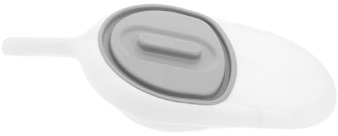MAGICLULU Padella Ospedaliera per Anziani Allettati con Manico lungo Antispreco Design Inclinato per Donne e Uomini Bedpan Pratico per Pazienti Allettati
