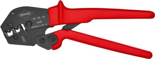 KNIPEX Crimpzange, 97 52 19 | Geeignet auch für Zweihandbedienungmit rutschhemmenden Kunststoff-Hüllen 250 mm