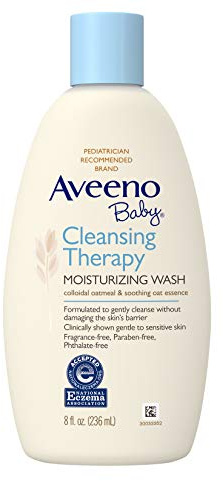 Aveeno Baby Cleansing Therapy Moisturizing Wash - 8-oz.