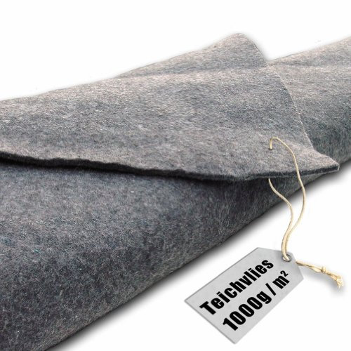 Teichvlies 1000g /qm - 12qm in 1m Breite