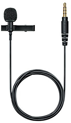 Shure MVL/A – Ansteckbares Kondensator-Lavaliermikrofon mit 3,5 mm Klinkeneingang für mobiles Recording mit dem Smartphone oder Tablet