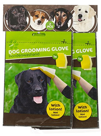 ema Waschhandschuh für Hunde Farbe zufällige