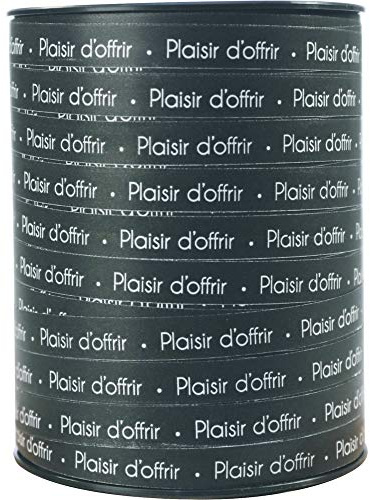 Clairefontaine 602129C - Une bobine de Ruban Bolduc Plaisir d'offrir - 250 m x 10 mm - Noir&Blanc - Ruban décoratif cadeau, DIY, Emballage Cadeau