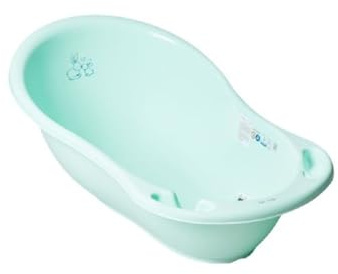 Chipolino Babybadewanne Marea Hase, Ablagefächer, 102 cm lang, ab Geburt grün