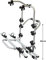 FABBRI SRL PORTABICI Posteriore Bici Ok ELEKTROBIKE 90 per SUV -per 2 Biciclette ELETTRICHE