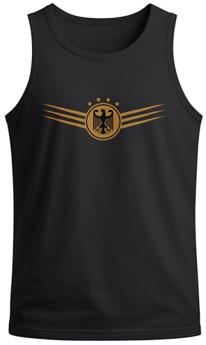 MoonWorks® Herren Deutschland Fußball WM-Shirt 2026 FußballWeltmeisterschaft Deutschlandshirt mit Bundesadler Retro