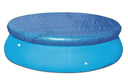 mzoLife Round Pool Cover, Frame Swimming Pool Cover, Above Ground Rainproof Dust Cover Inflatable Family Pool Paddling Pools and Outdoor Villa Garden (10ft/305cm)