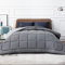 Bedsure Edredon Cama 150 Entretiempo - Relleno Nordico 240x220 cm de 300 gr/m² para Cama Matrimonio 150x200, Edredones Otoño y Primavera, Fibra Suave y Gris