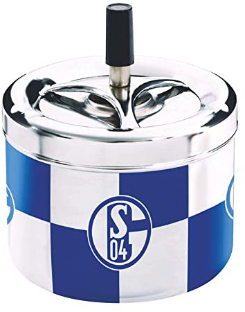 FC Schalke 04 Posacenere/posacenere girevole, a quadri