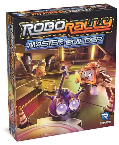 Renegade Game Studios: Robo Rally – Master Builder Expansion – Strategie programmierte Bewegung Brettspiel, neue Grids, ab 12 Jahren, 2–6 Spieler, 45–90 Minuten