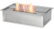 Moritz Chambre de combustion 1,20 l I Insert au bioéthanol en acier inoxydable I Double paroi I Cheminée encastrable I Brûleur encastrable I Cheminée d'extérieur I Feu de jardin I Poêle