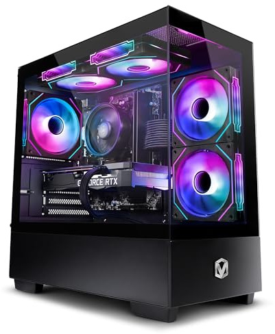Vibox V-203 Gaming PC • AMD Ryzen 5 5500 6-Core • Nvidia RTX 5060 8GB • 16GB RAM • 1TB SSD • Windows 11 • WiFi