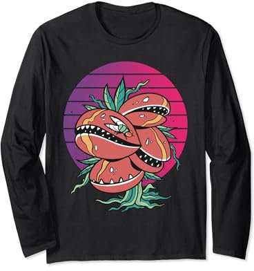 Carnivorous Plant Venus Fly Trap Bug-Eating Plants gardener Long Sleeve T-Shirt