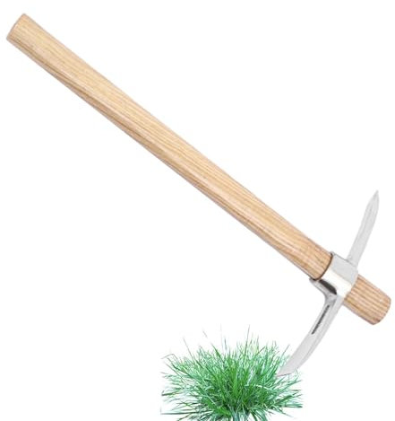 Spitzhacken, Spitzhacken zum Graben,Garten-Spitzhacke 2-in-1 Effiziente Spitzhacke - Garten-Spitzhacke, Hand-Spitzhacke, Edelstahl-Multifunktions-Spitzhacke-Griff zum Graben