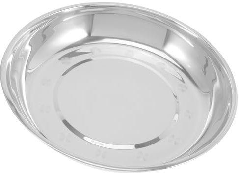 DIYEAH Plateau de Balance en Acier Inoxydable Rond, Multifonction, Diamètre Standard, Plat de Pesée Solide, Compatible Balance Électronique, Usage la Cuisine, Bijouterie et Pâtisserie