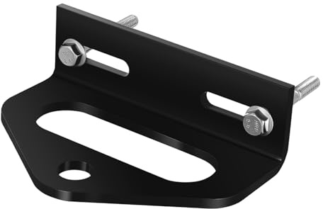 MAGICLULU Enganche De Cero para Cortacésped Accesorios De Remolque Metálico Kit De Enganche para Cortacésped Jardín Negro