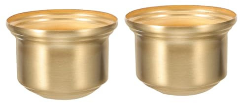 Hemobllo 2pièces Douilles De Lampe Laiton Vintage Support De Lampe Métallique Pour Plafonniers Lustres Et Lampadaires Accessoires De Décoration Intérieure