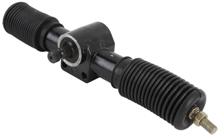 BOROCO Conjunto de la Rejilla de Engranajes de Dirección Asistida, Estante de Dirección Asistida de 30T 335 Mm y Ensamblaje de Piñón de Acero de Acero de Acero Gamen de Engranajes de
