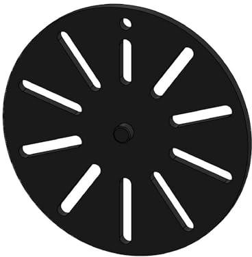 Kaminrost/Ascherost Rund Ø 205 x 8 mm passend für GKT ** Kaminöfen inkl. Modellübersicht - Ascherost Kamin aus massivem Stahl - Feuerrost feuerfest & hitzebeständig