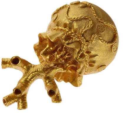 DECOMELODY Albero di Soldi Decorativo da Tavolo in Stile Cinese Vintage Ornamento Portafortuna Artificiale per Interni Regalo per Casa e Ufficio Simbolo di Prosperità e Successo