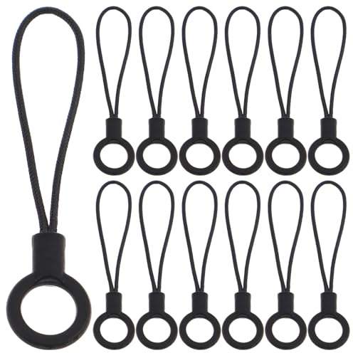 DECORNIJIA 100Pcs Detachable Phone Lanyard Strap Phone Finger Lanyard Anti-Slip with Adjustable Buckle Cell Ring Grip Holder for Mobile Phones Keys U Disk Travel and Work