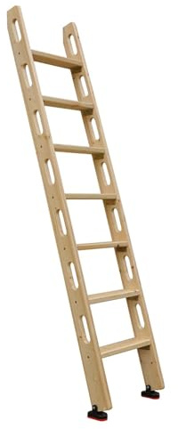DRFGNF Scala per Letto, Scala Resistente a 3/4/5/6 gradini per Letto a Castello, in Legno, per casa, Camper, dormitorio, Letto Singolo, con corrimano e Piedini in Gomma, capacit