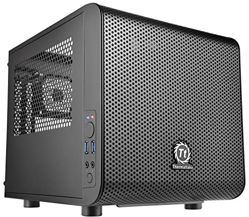 Thermaltake Core V1 Mini ITX Cube Gaming Computer Case CA-1B8-00S1WN-00