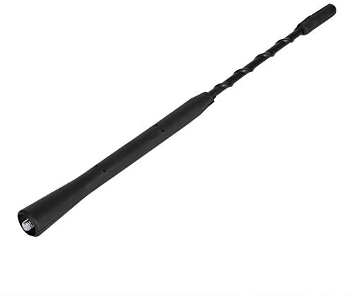 Keenso Auto Radio Antenne, Auto 9 Zoll / 16 Zoll Dach Radio FM/AM Antenne Mast Peitsche verstärktes Fuba Antenne mit 5mm Fuba-Antennenbasis (9 Zoll)