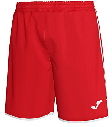Joma Liga 101324 - Pantalón Corto para Mujer, Color Rojo y Blanco, 101324_602_M, Rojo-Blanco, M