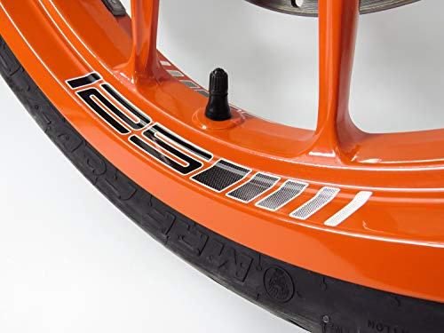 BIKE-label Felgenbett Aufkleber Black kompatibel für KTM 125 Duke 790083
