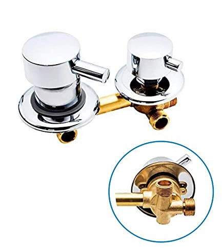 AFRUDDR 2/3/4/5 Formas Salida de agua Tornillo Rosca Centro Distancia 10cm 12.5cm Válvula de mezcla Latón Baño Ducha Mezclador Grifo Cabina de grifo