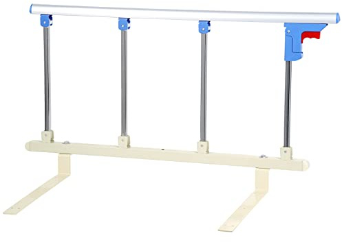 Signstek Barandilla de Cama Plegable – Apoyo Seguro para Adultos, Ancianos y Pacientes – Asidero Lateral Robusto y Estable, Fácil de Instalar