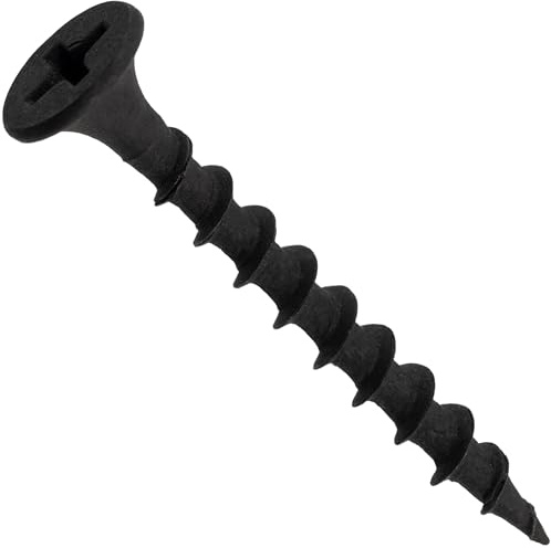 AERZETIX – förpackning med 100 stycken – gipkartongskruvar med stort avstånd – Ø3,5 x 35 mm – stål – metall – försänkt huvud – korsspår/korsinstallation – DIY – renovering – C44658