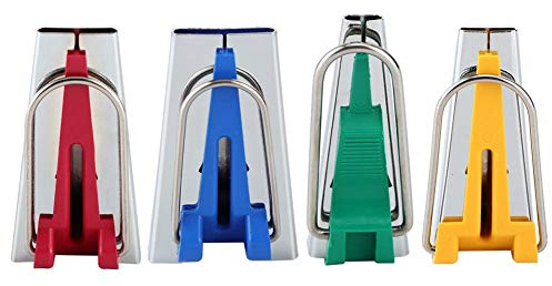 Lot de 4 Appareils à Biais, 6mm 12mm 18mm 25mm Outils de Piquage Bricolage Biais de Couture Bande de Tissu Tape Maker Outil