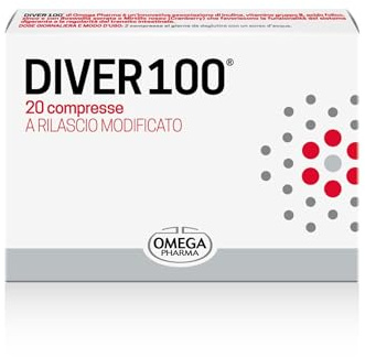 OMEGA PHARMA Diver 100 20 Compresse Deglutibili - 29 g