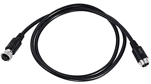 sourcing map Video Aviation Kabel 4-poliges 3,28 ft 1M geschirmtes Verlängerungskabel von Stecker zu Buchse