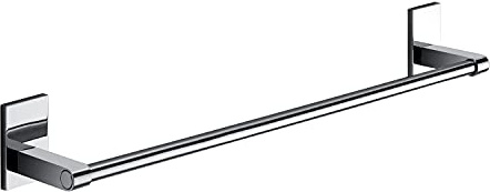 Gedy G-Singapore Porta Asciugamani CM.45 con Placche girevoli, Colore Cromo, Componenti Realizzati in Acciaio Inox e Cromall, Misure 6 x 47,5 x 6,5 CM e Peso 0,31 kg, Design R&S, Cromato, 45 cm