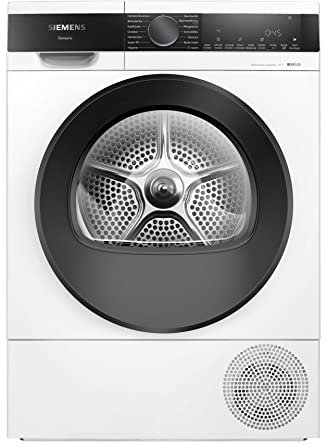 Siemens WQ35G2D00 iQ500 Wärmepumpen-Trockner, 8 kg, selbstreinigender Kondensator - Reinigt sich automatisch, autoDry-Technologie - schonendes, präzises Trocknen, speedPack Sparen Sie Zeit Weiß