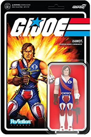 Super 7 G.I. Joe Xamot - 9,5 cm G.I. Joe Actionfigur mit Zubehör, Klassische Cartoon-Sammlerstücke und Retro-Spielzeug
