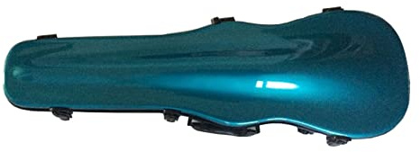 Schöner Violinenkoffer 4/4 Größe Blau Tragbarer Eingebauter Hygrometer Aufbewahrungskoffer Für Violine Fachmann Geigenkoffer