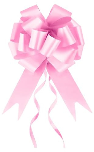 Dantolo 5CM Fiocchi Regalo Grandi,60 Pezzi Archi da Regalo Fiocchi-Rosa