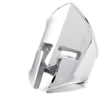 Gu Feng Gotico Vintage Spartano Guerriero Maschera Anello Per Gli Uomini Delle Donne Punk Hip Hop Antica Roma Amuleto Anelli Gioielli Di Moda Regali聽