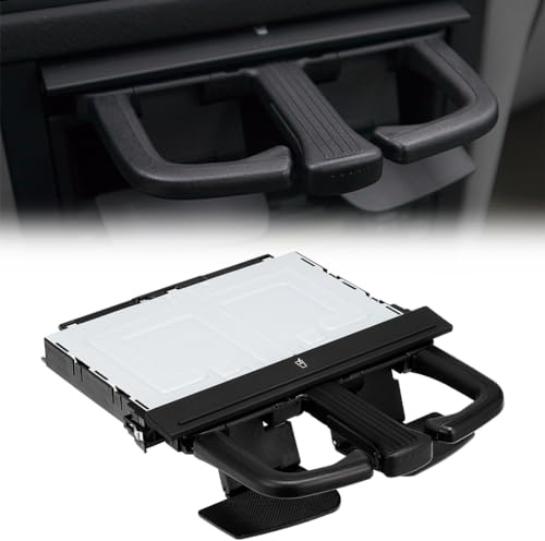 GEARMONSTER Mugghållare mugghållare mittkonsol flaskhållare kaffehållare kopphållare för VW Bora Jetta Golf MK4 1999-2005 vikbar dryckeshållare 1J0858601D
